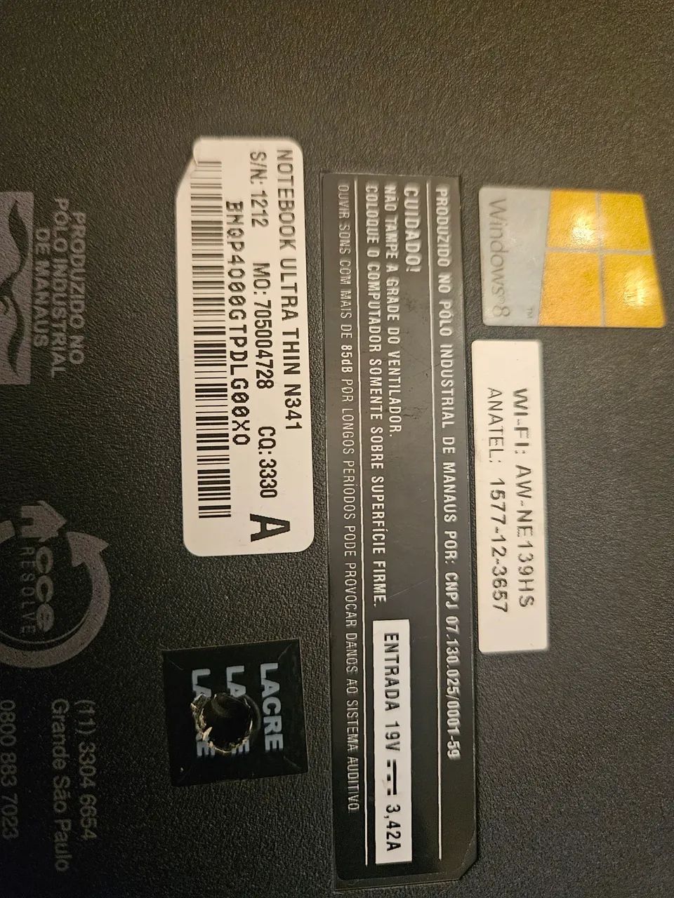 Vendo notbook  win ultra thin cq3330 - Foto 4