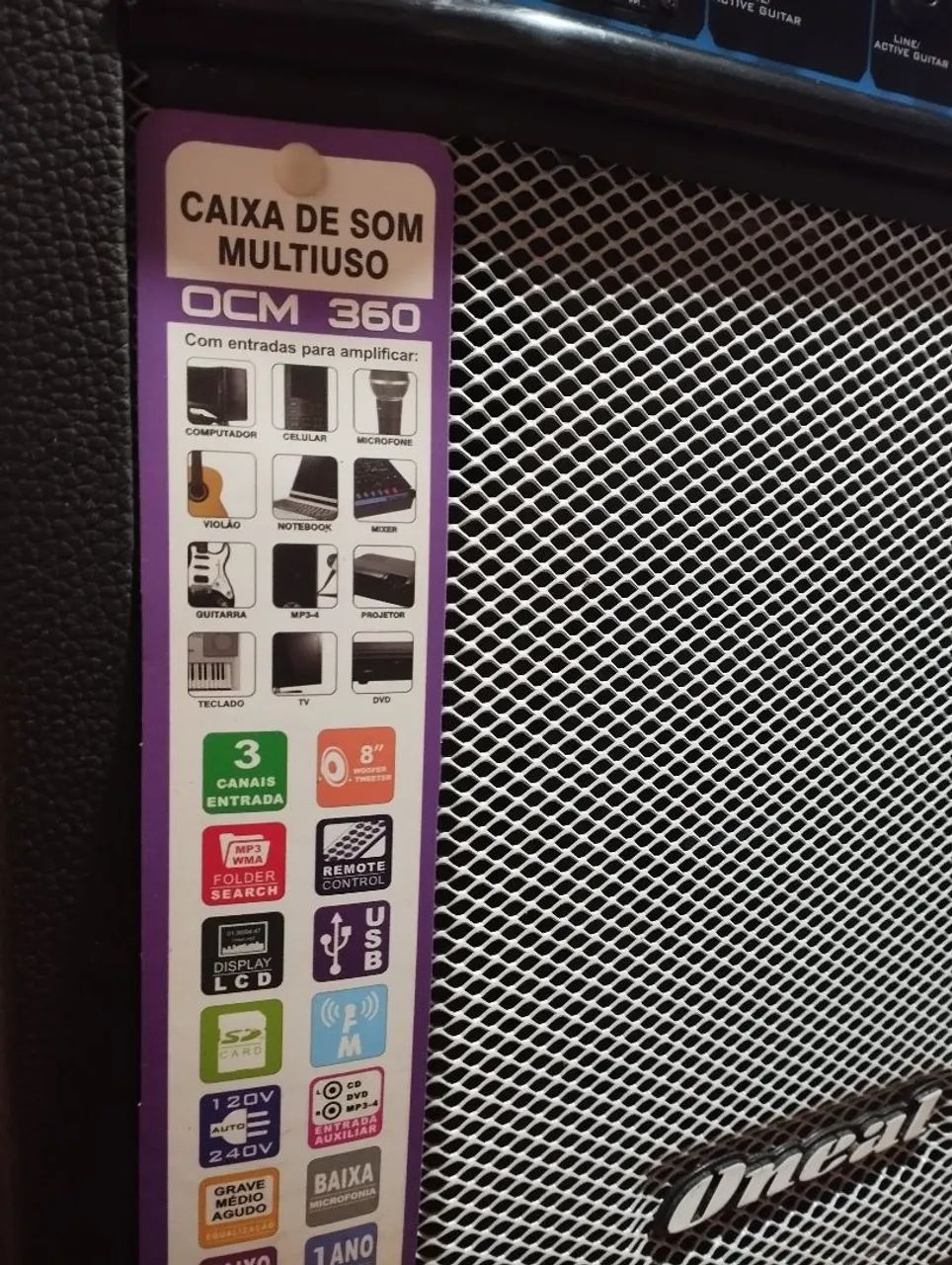 Cubo caixa de som Oneal   - Foto 2