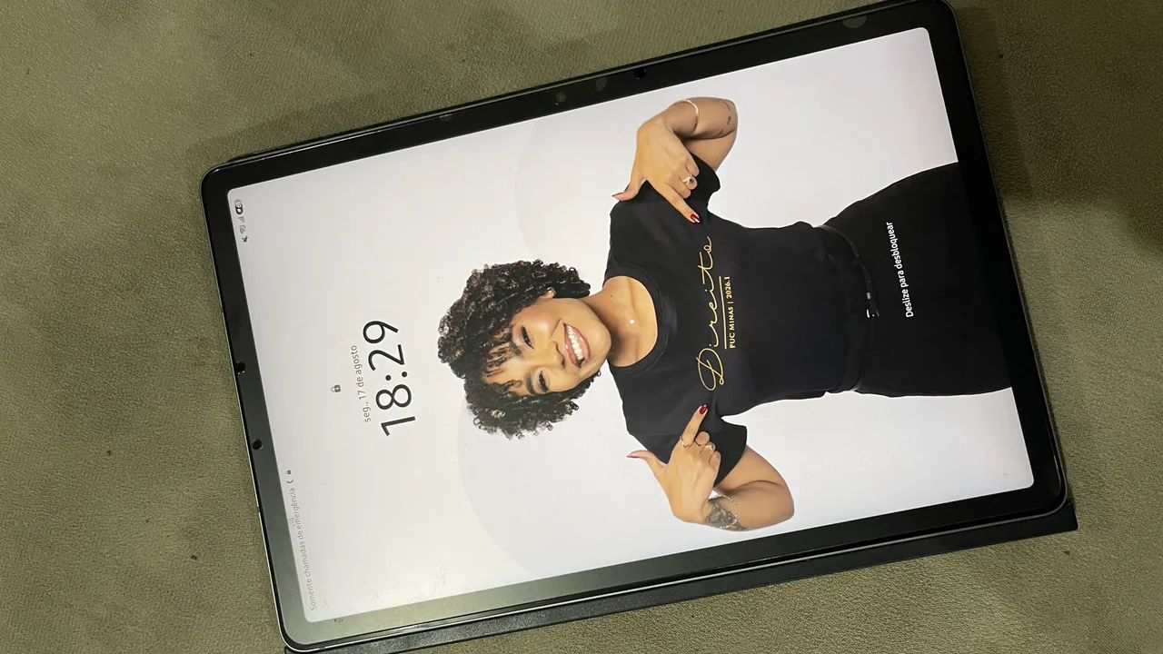 Samsung Galaxy Tab S9 FE 5G (SM-X516B) 128GB - Impecável - Foto 4