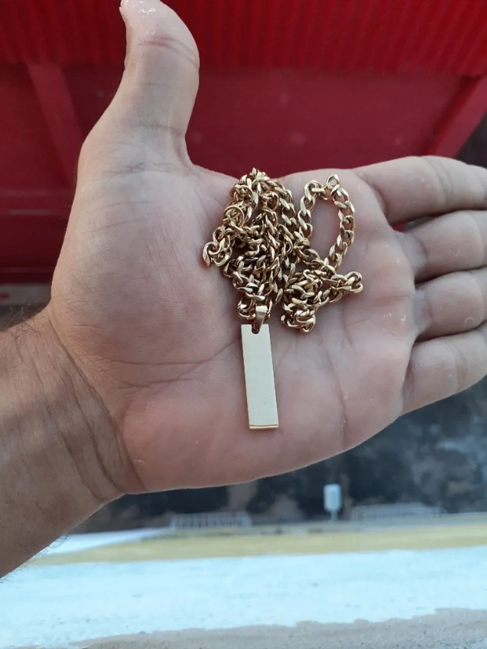 Colar Moeda Antiga, Versão Dourada  - Foto 2