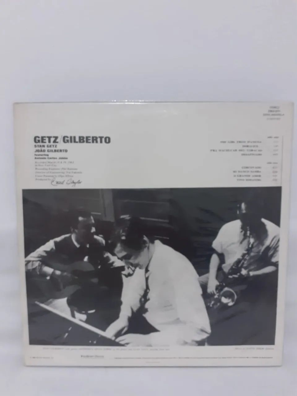 Vinil Disco LP GERTZ/GILBERTO 1985 - Foto 2