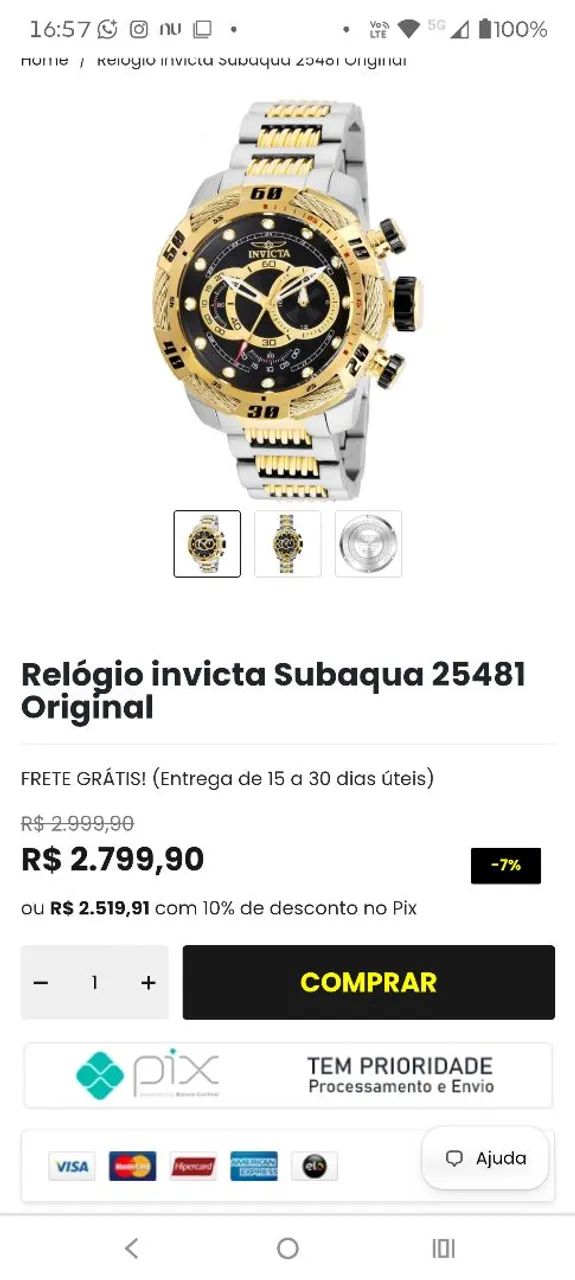 Vendo relógio Invicta original  - Foto 5