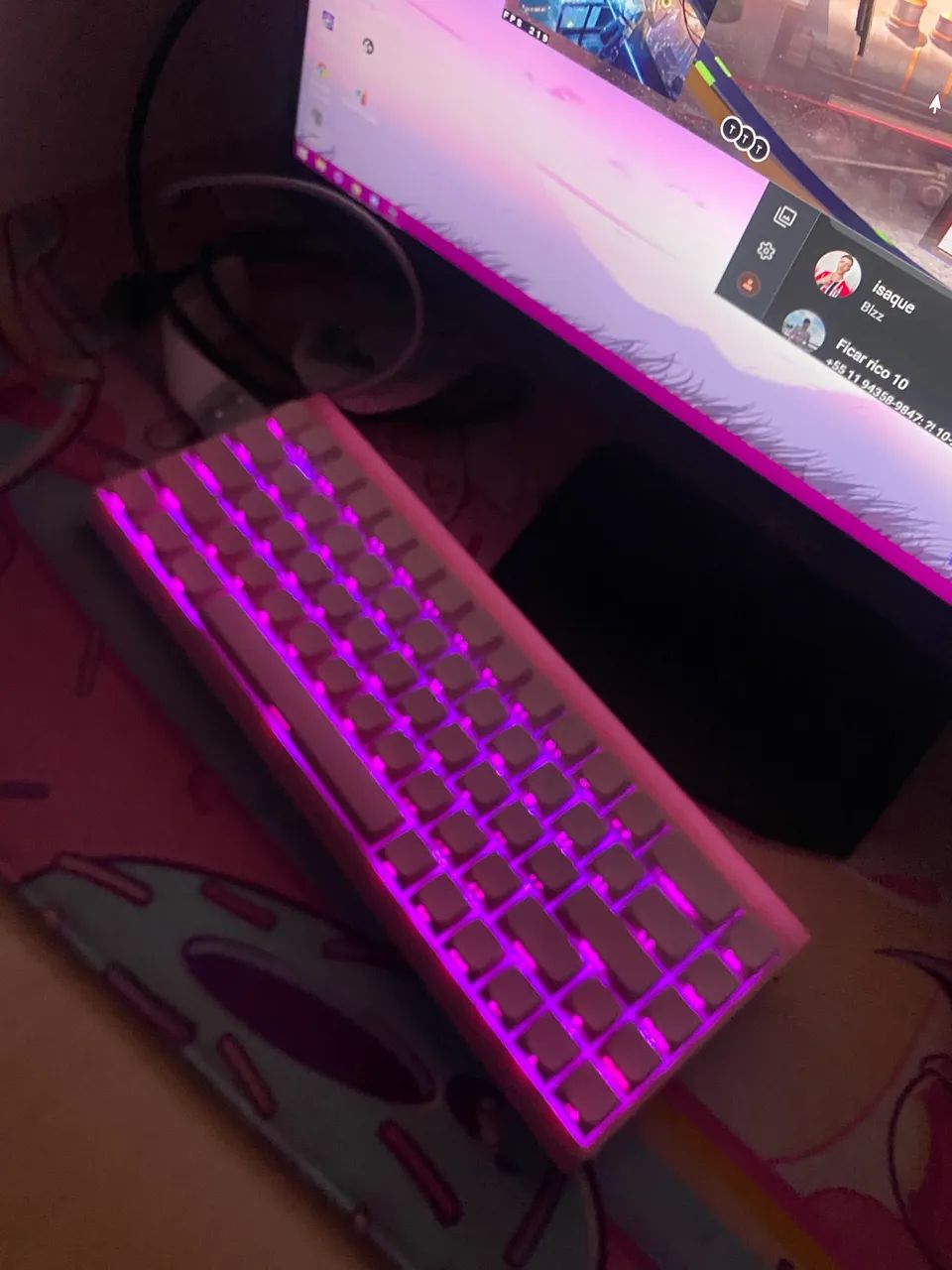 teclado e mouse gamer - Foto 6