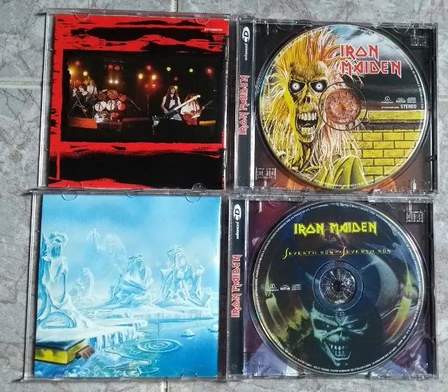 Kit 4 Cds ORIGINAIS IRON MAIDEN SEMINOVOS - Foto 3