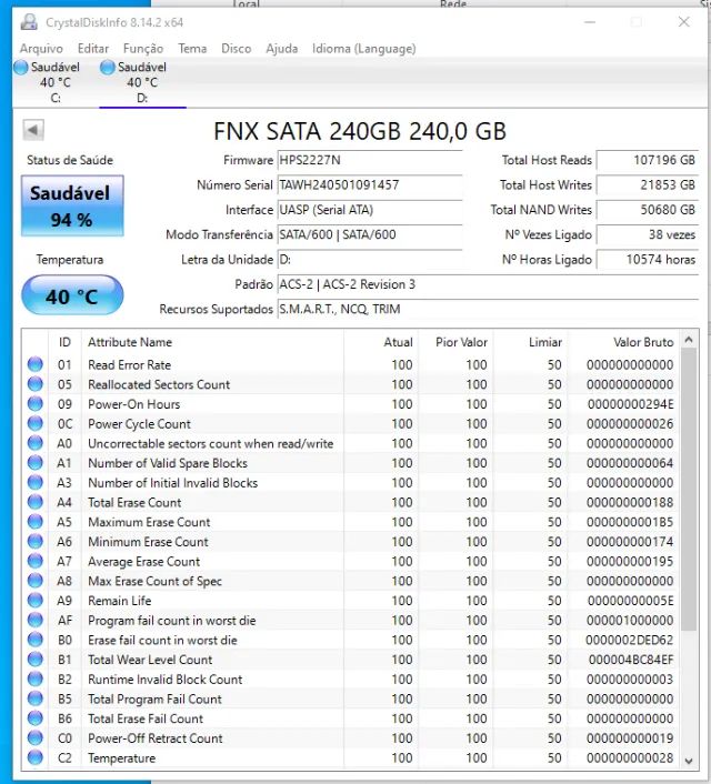 HD SSD 240gb (tamanho notebook) - Foto 2