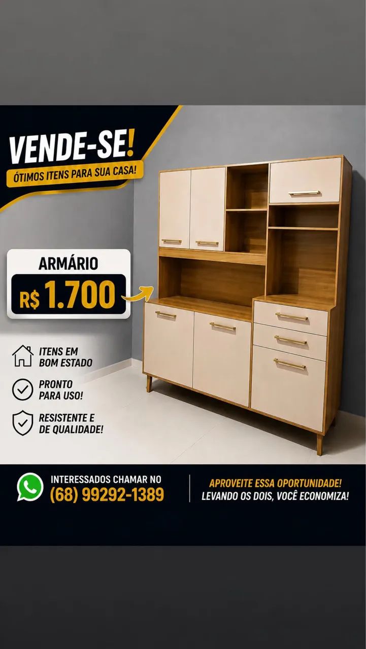 Móveis a venda armário  - Foto 2