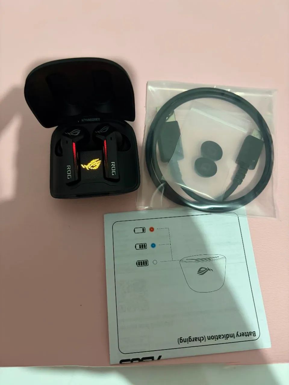 Fones de ouvido sem fio Gamer In-Ear Rog Cetra True Wireless - Foto 3