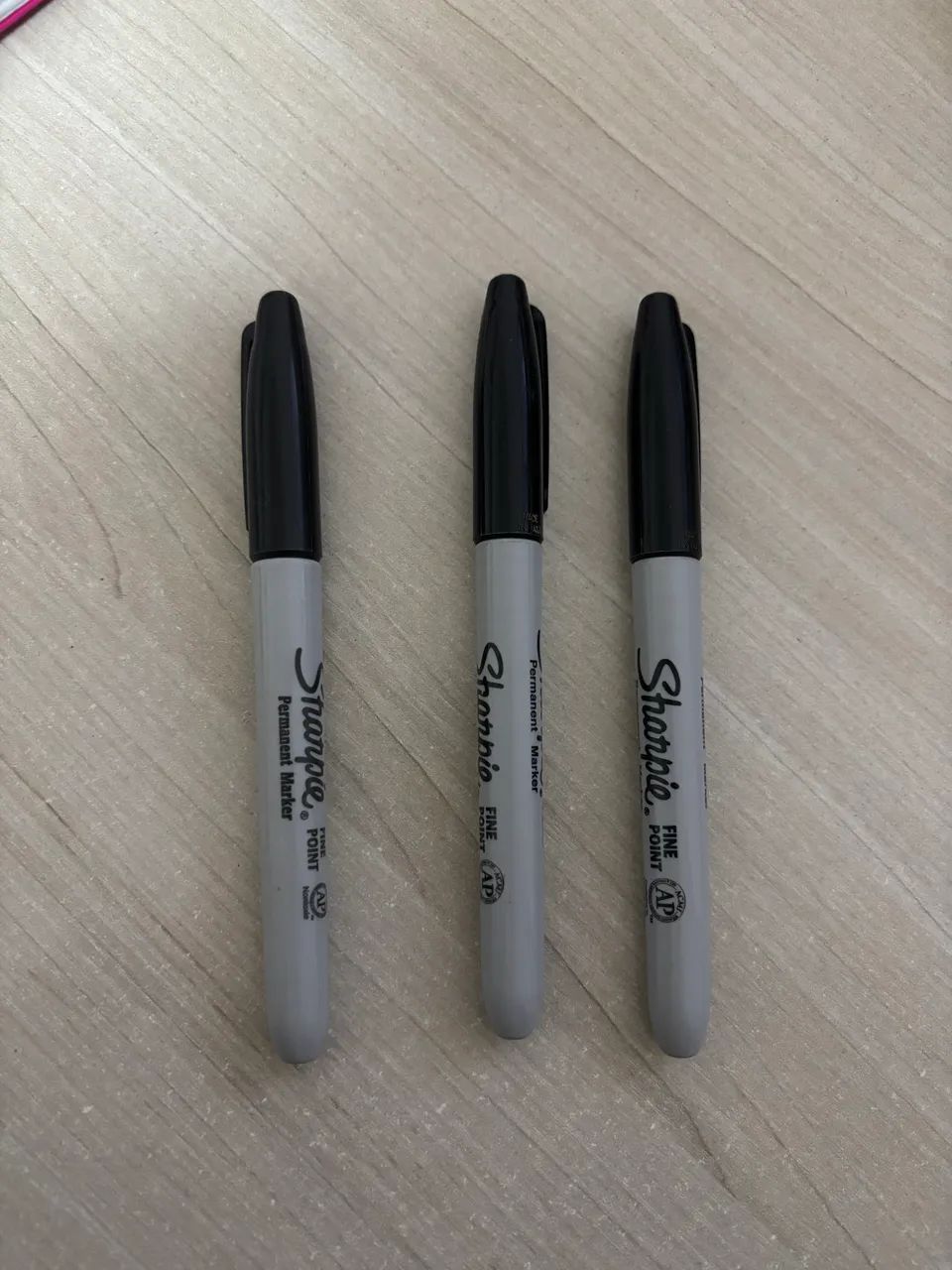 kit 3 canetas sharpie fine point preta - Foto 4