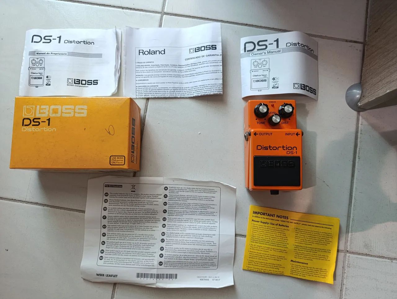 Pedal Boss Distortion DS-1 - Foto 3