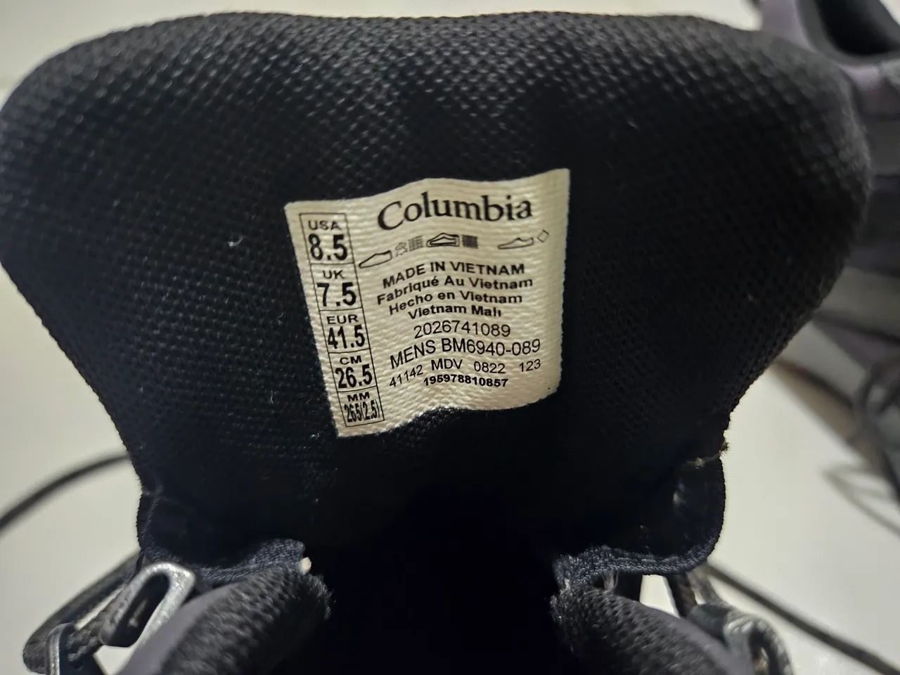 Bota Columbia Re Peak Mid Grafite - cinza - Foto 5