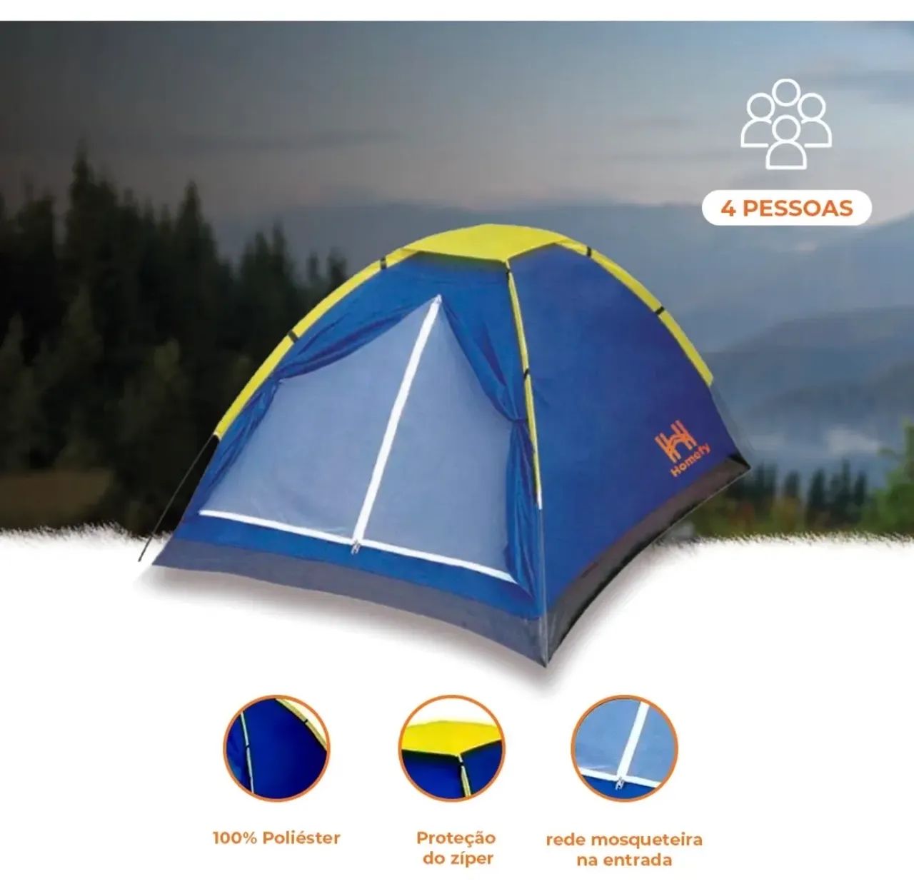 Barraca de Camping para acampamento Homefy - Foto 2