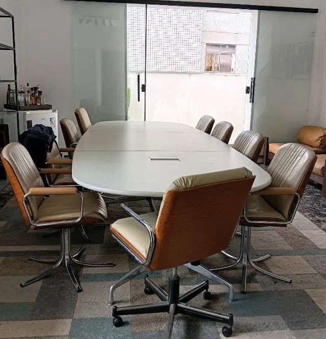 Mesa Charles Eames Original de Época - Base Segmentada (3,60m) - - Foto 2