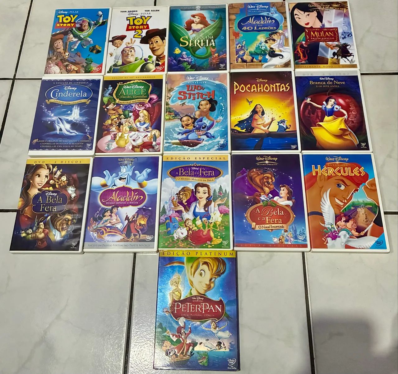 Coleção 19 DVDs Disney