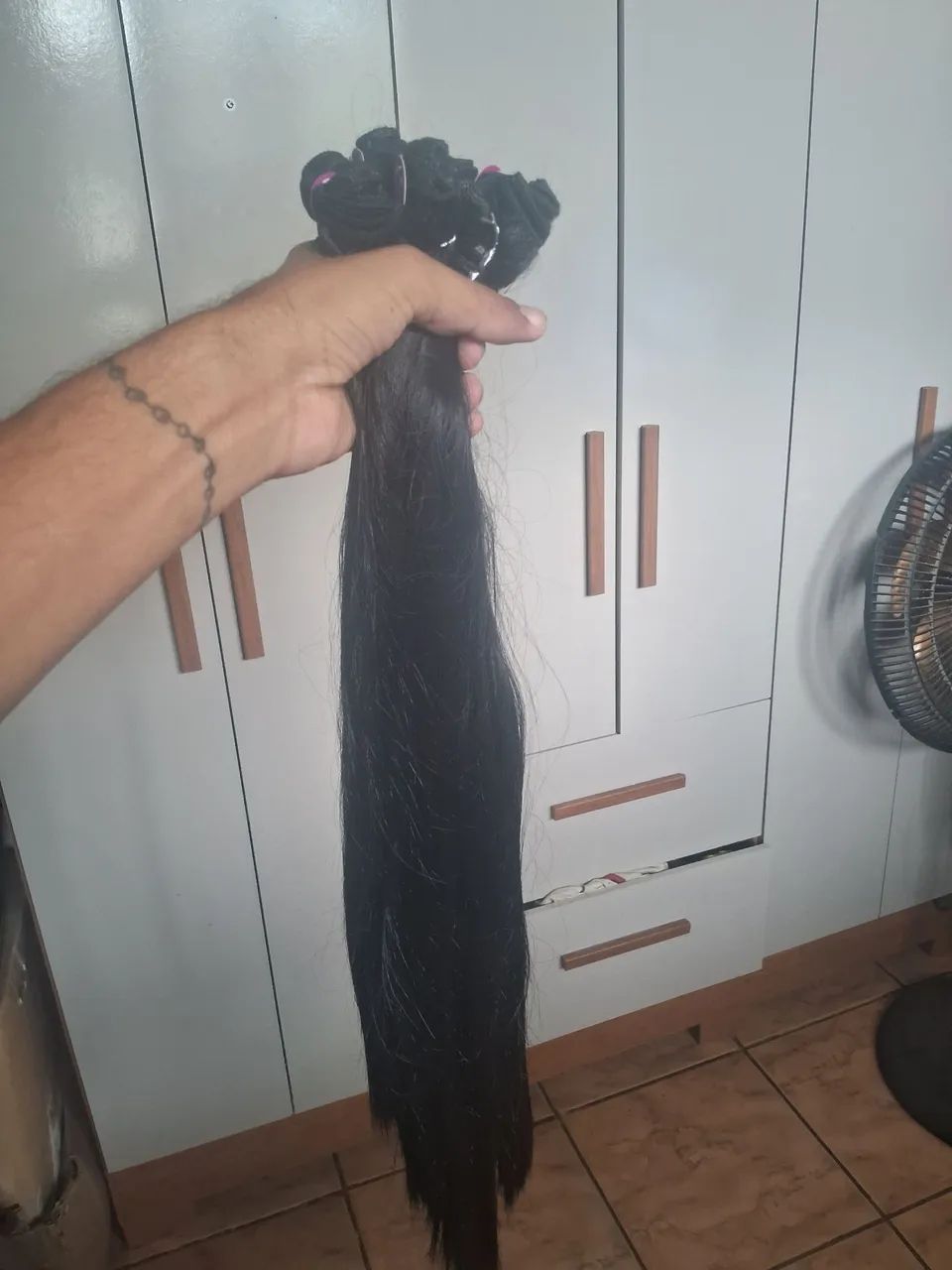 Cabelo humano 320gr  - Foto 4