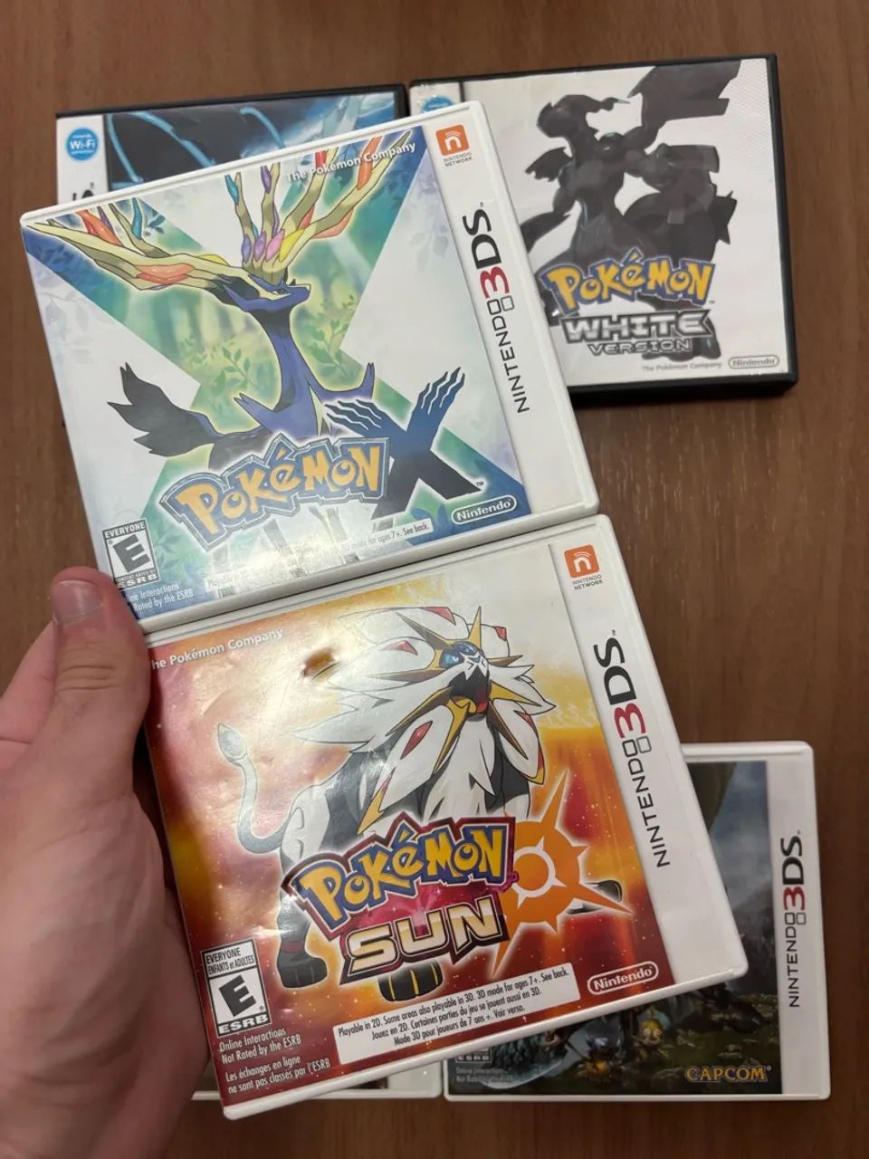 ポケットモンスター 4本セット 3DS DS Jogos de 3DS e DS (Pokémon Sun e X, Monster Hunter) - Jogos de