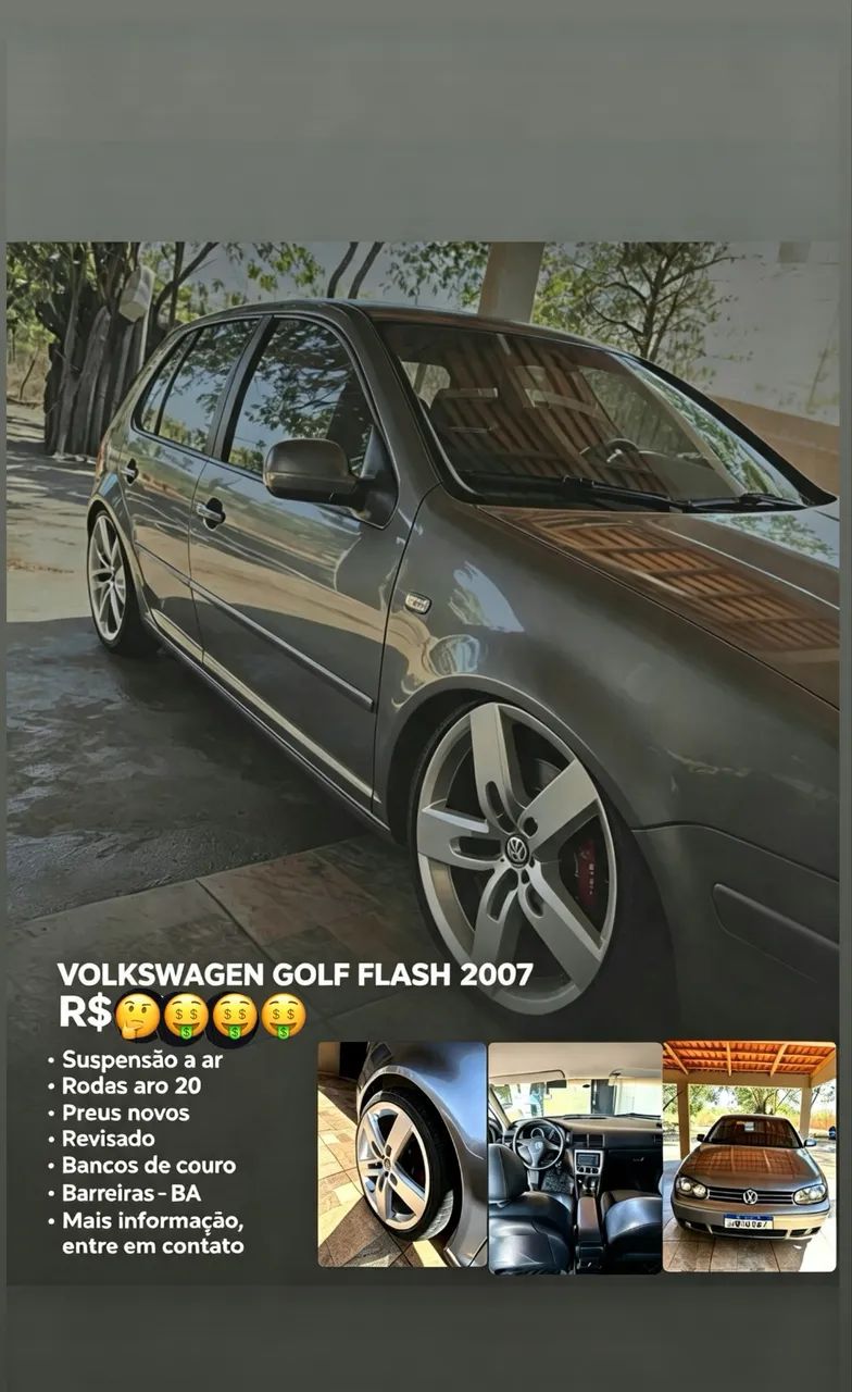 Volkswagen Golf Golf Flash 1.6 Mi/1.6 Mi Tot. Flex 8V 4p 2007