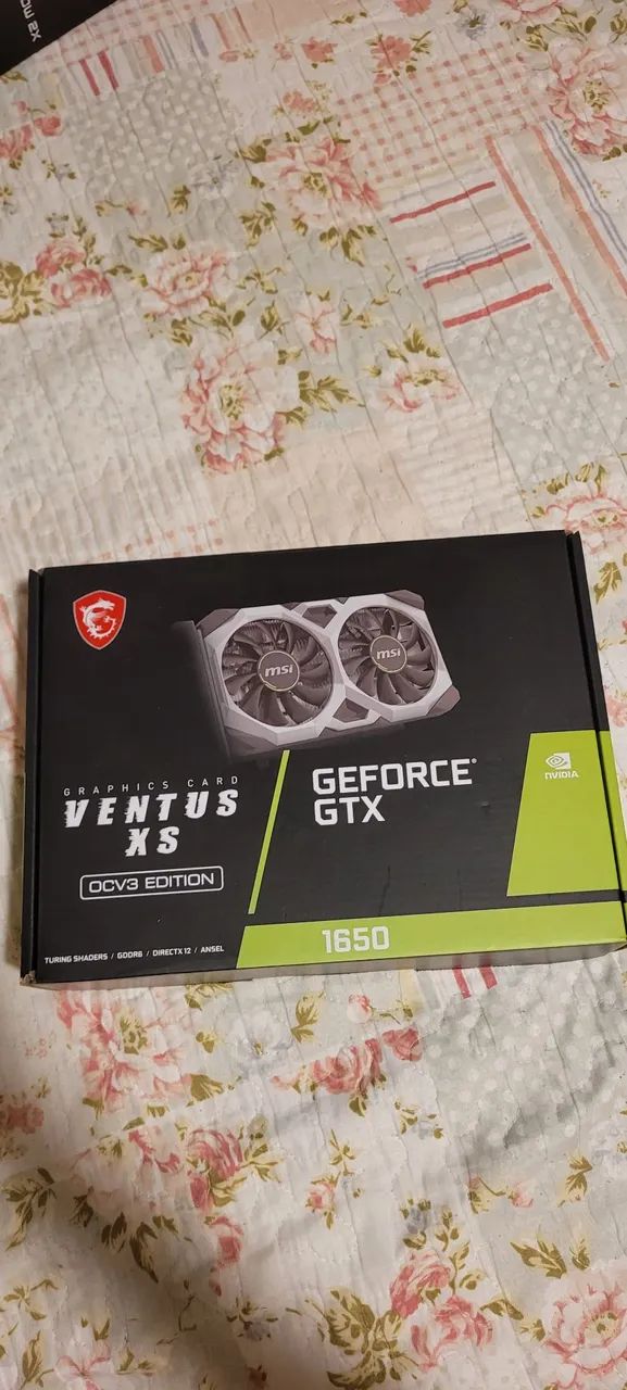 Msi GTX 1650 ventus xs 4gb gddr6