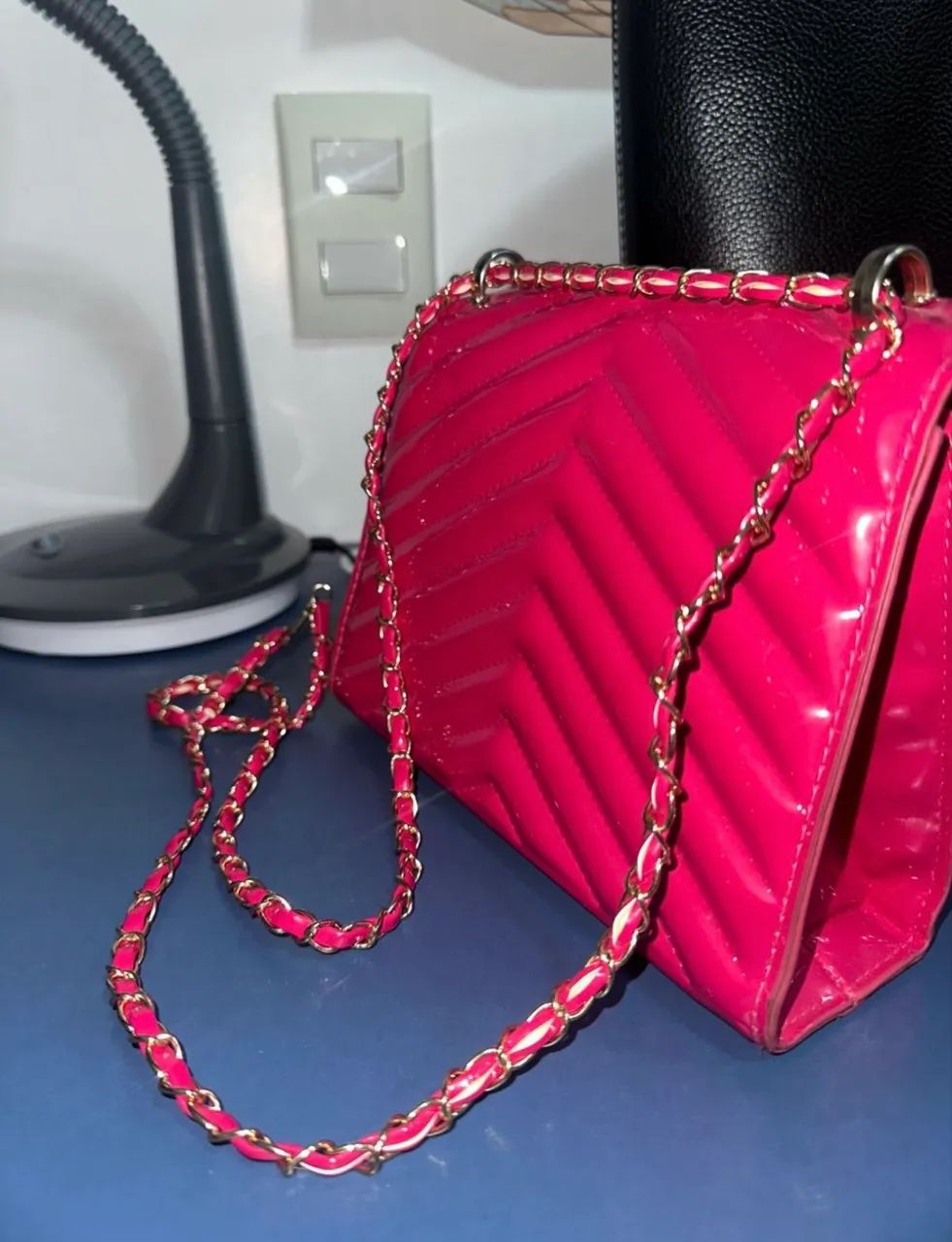 bolsa feminina na cor rosa - Foto 2