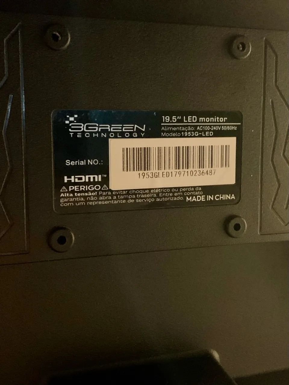 Monitor 3Green LED 19.5 Polegadas HDMI - Foto 4