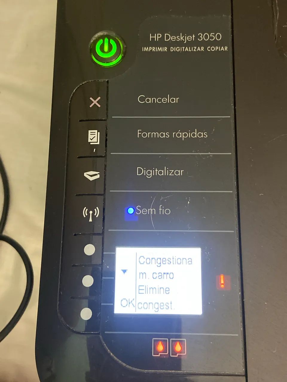Impressora HP Deskjet 3050 - Wi-Fi - Funcionando - Foto 2
