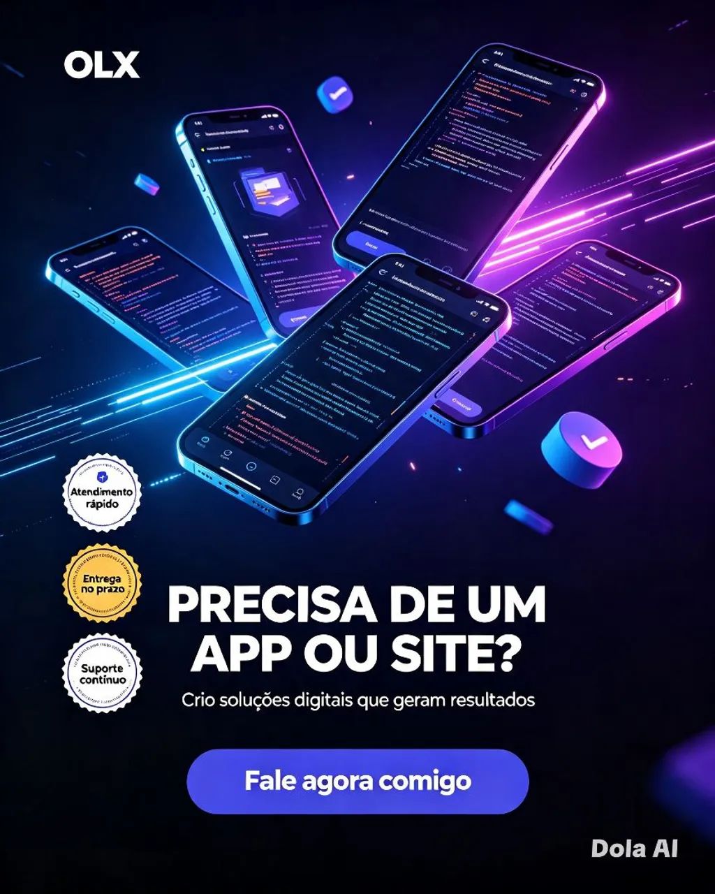 ? App e Site com preço justo! Tenha sua marca na palma da mão do cliente