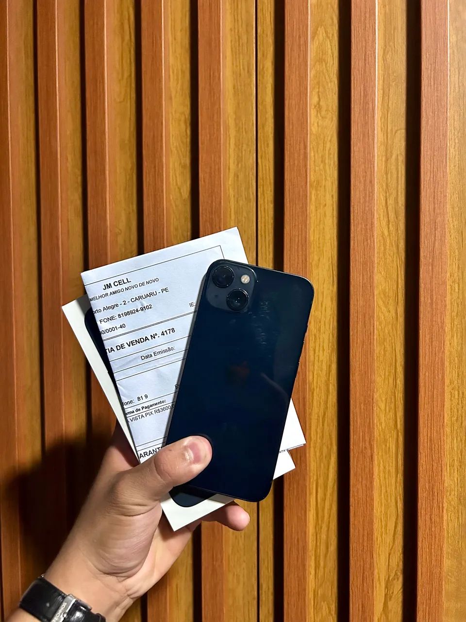 Apple iPhone 13 128gb Meia-noite C/CAIXA E NOTA