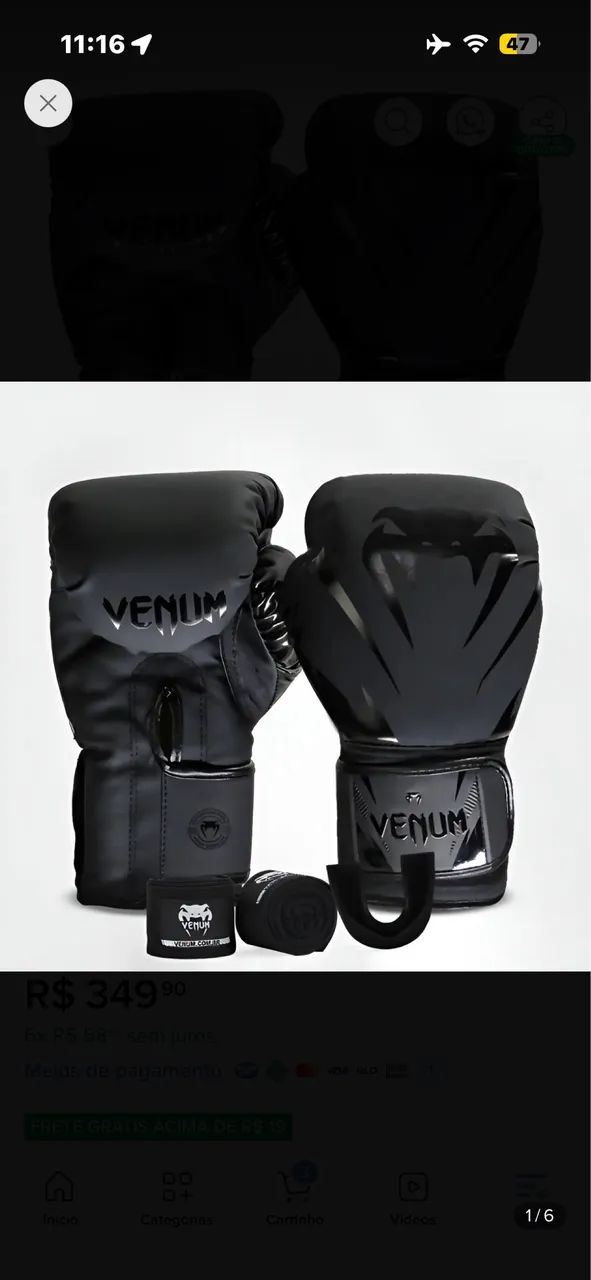 Luva Muay Thai 