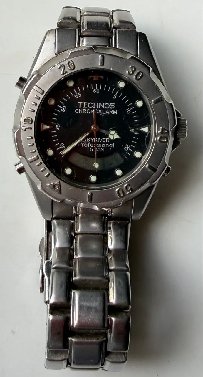 Relogio Technos Quartz preto