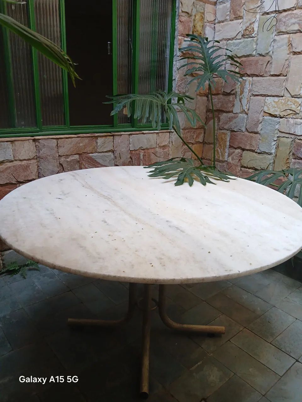 Mesa Mármore Branca redonda