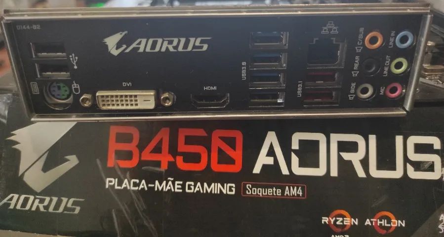 PLACA MÃE B450 AORUS M (GIGABYTE) - Foto 2