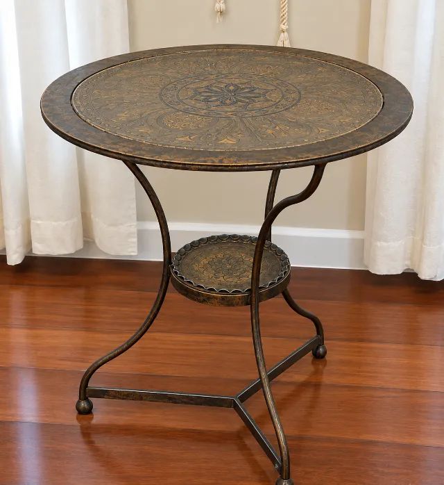 Mesa de ferro vintage