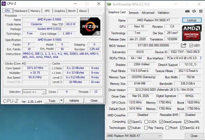 Pc gamer Ryzen 5 5500 + RX 5600 XT + 32 GB RAM - Foto 5