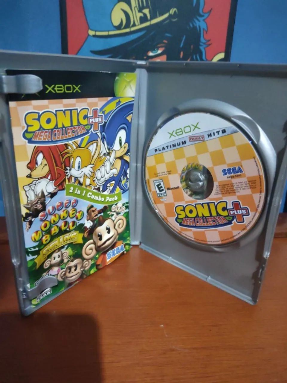 sonic mega collection xbox com manual, sem o monkey ball - Foto 3