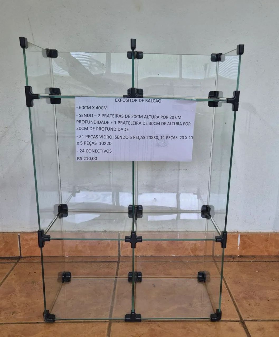 Prateleiras, gôndolas e balcões de vidro - Foto 3
