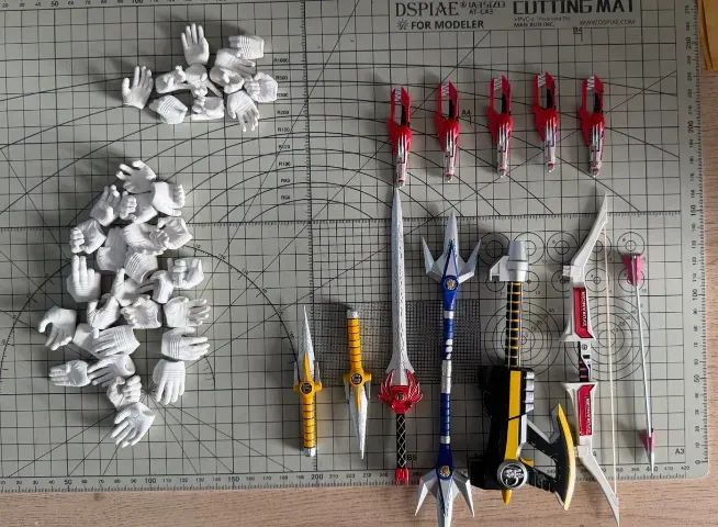 Threezero FigZero 1/6 Mighty Morphin Power Rangers Set com 5 - Foto 4