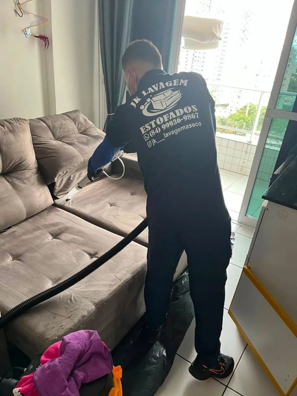 Limpeza de estofados a seco 
