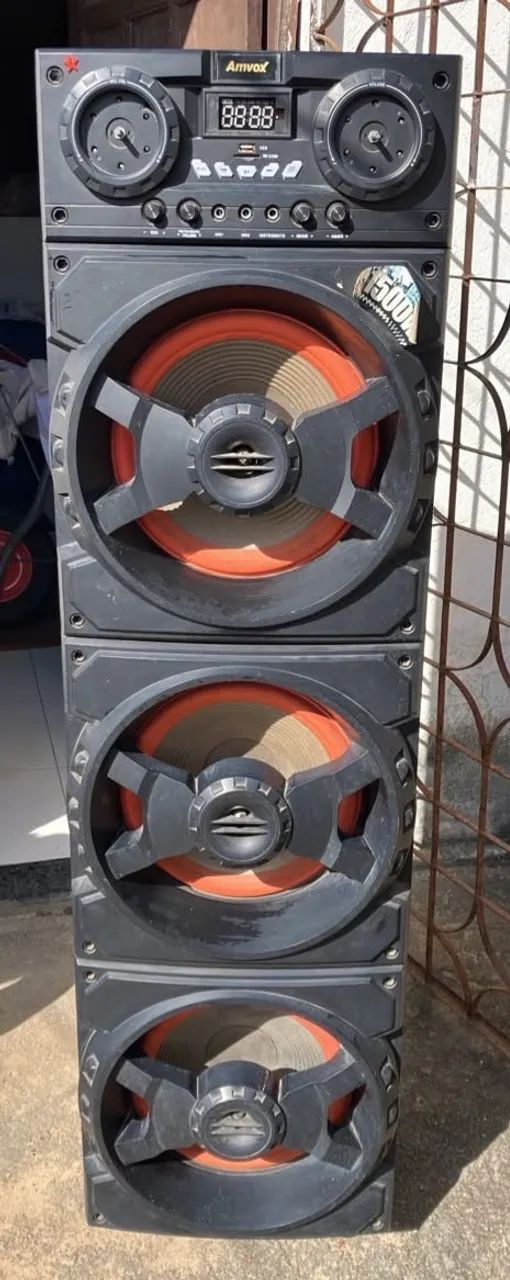 Caixa de som Amvox 1500W