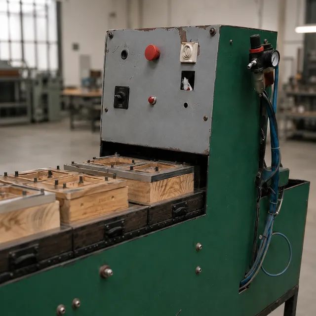 Máquina Coladora de Blister Industrial Pneumática com Moldes - Foto 4