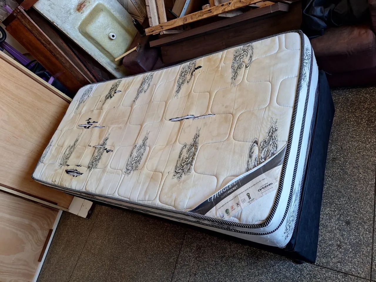 Cama de solteiro com colchão  - Foto 3