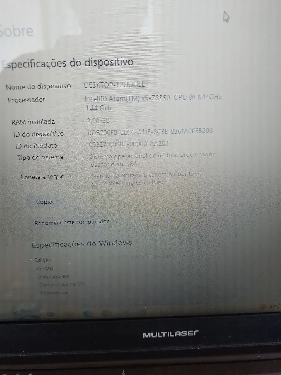 Notebook  multilaser  - Foto 2
