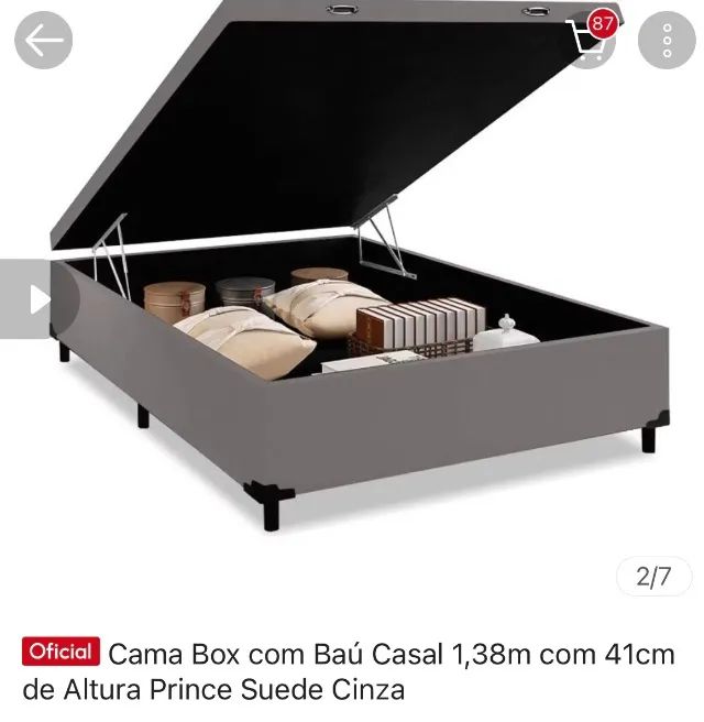 Cama Box Casal