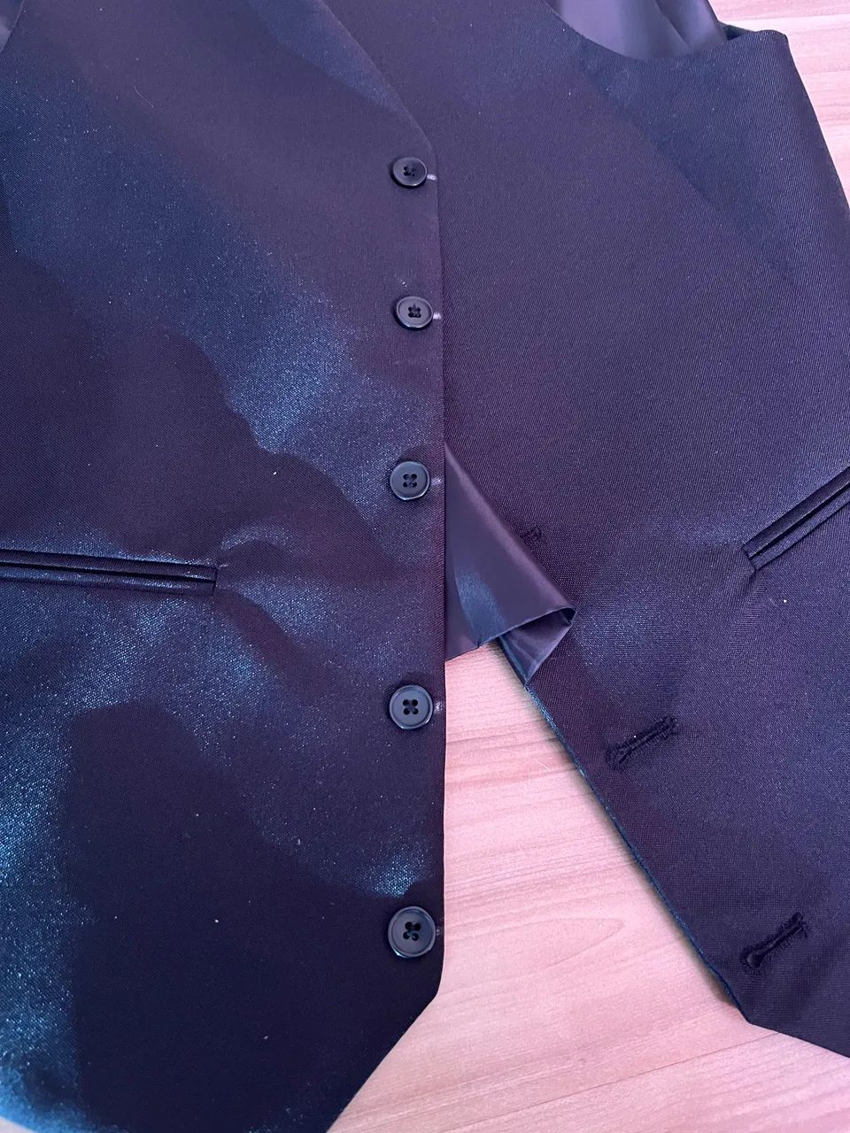Colete Poliéster Preto Masculino  - Foto 3