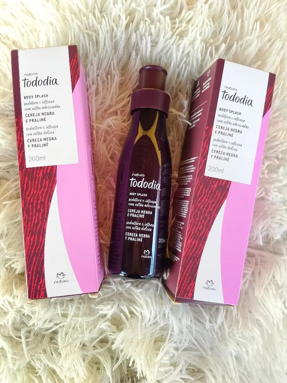 BoBy Splash, natura todo dia cereja negra e praliné.
