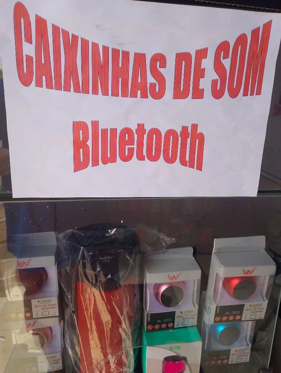 Caixinha de som bluetooth 