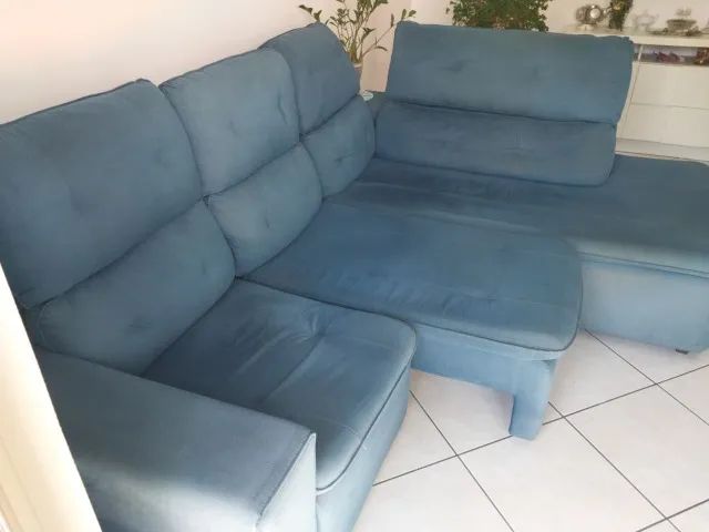 Sofa retratil e reclinavel com chaise - Foto 3