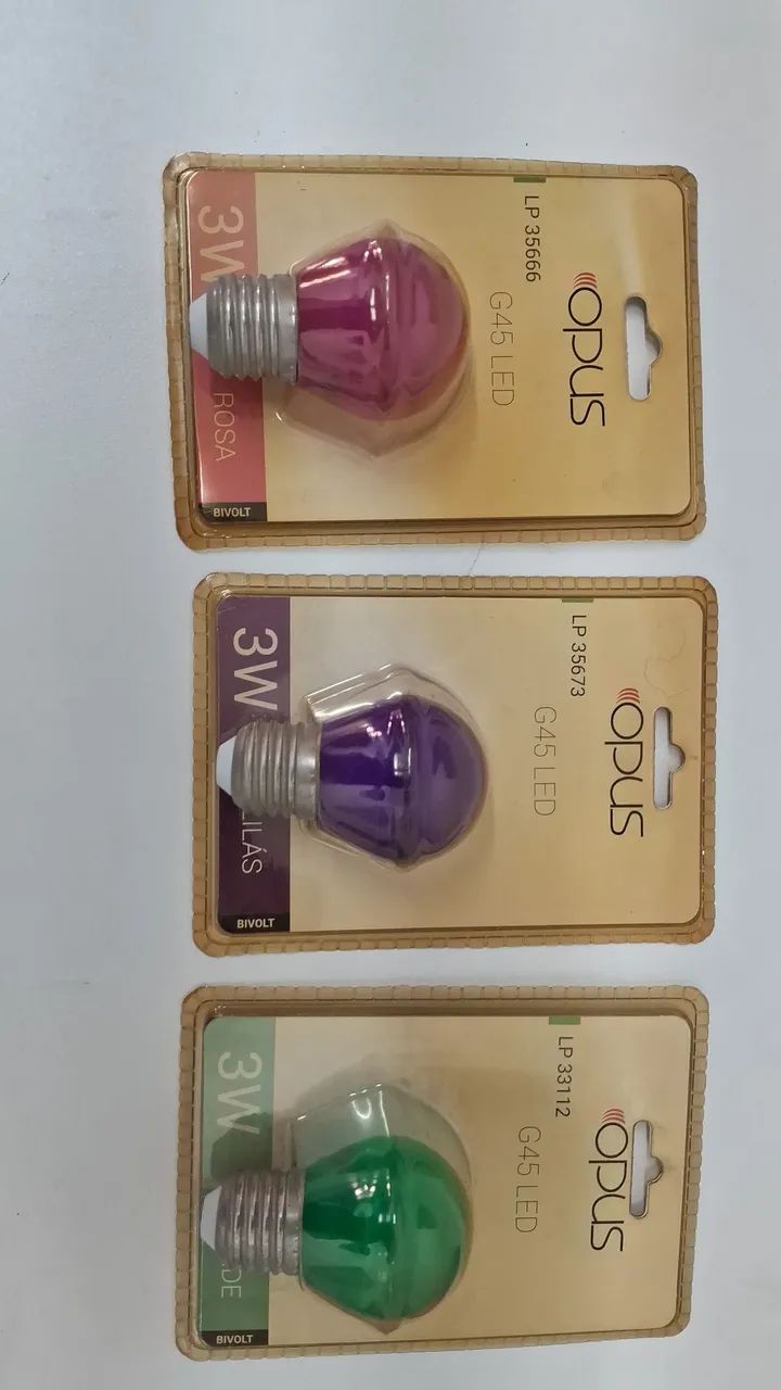 13 lâmpadas LED bolinha de 3 watts marca Opus - Foto 3