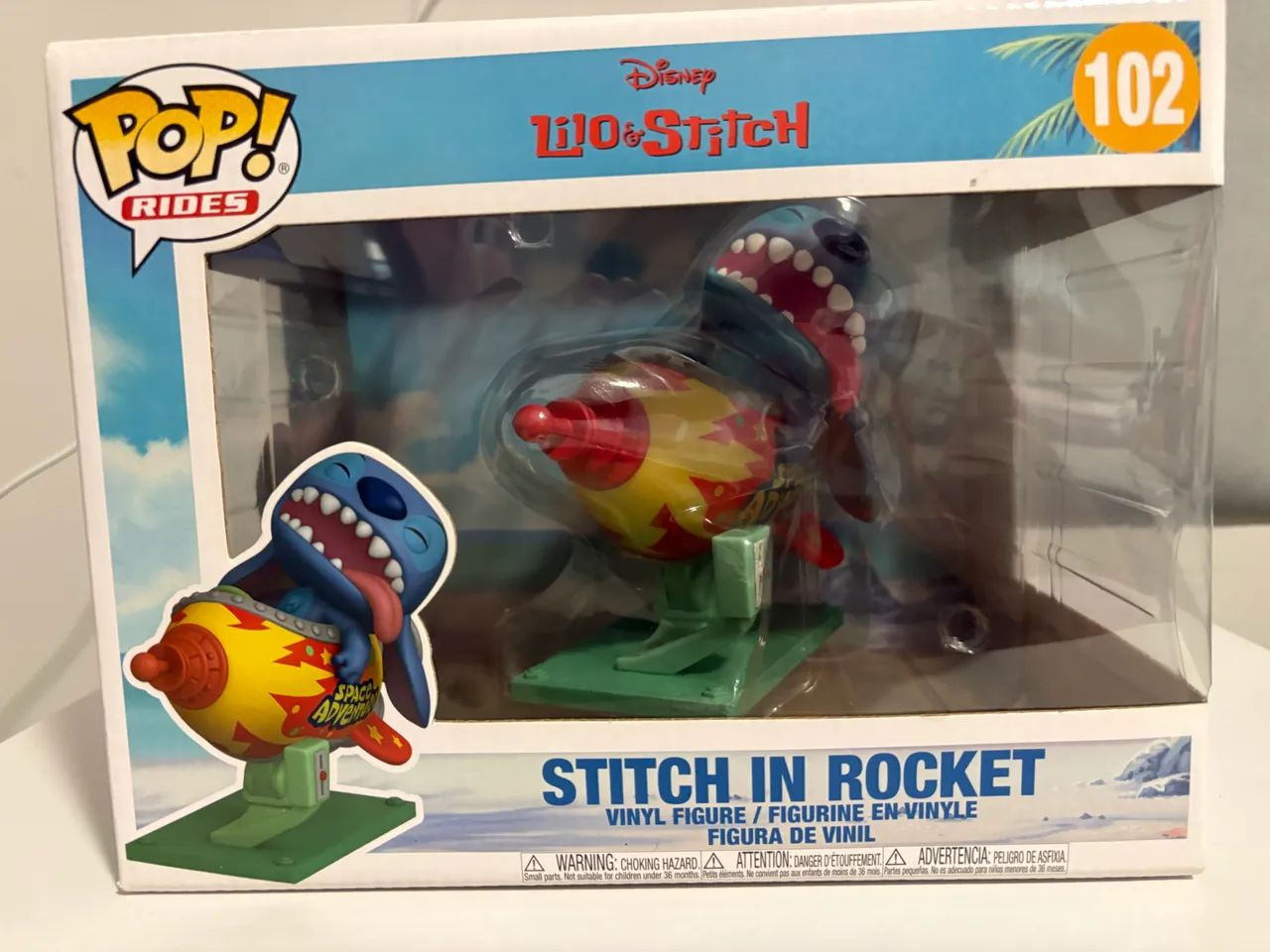 Funko Pop! Rides Disney Lilo & Stitch In Rocket 102 