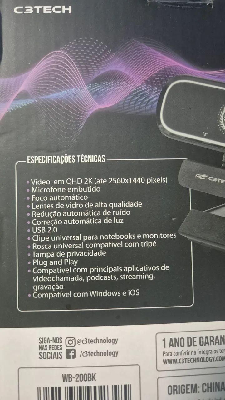 Vendo Webcam C3Tech 2k - Foto 4
