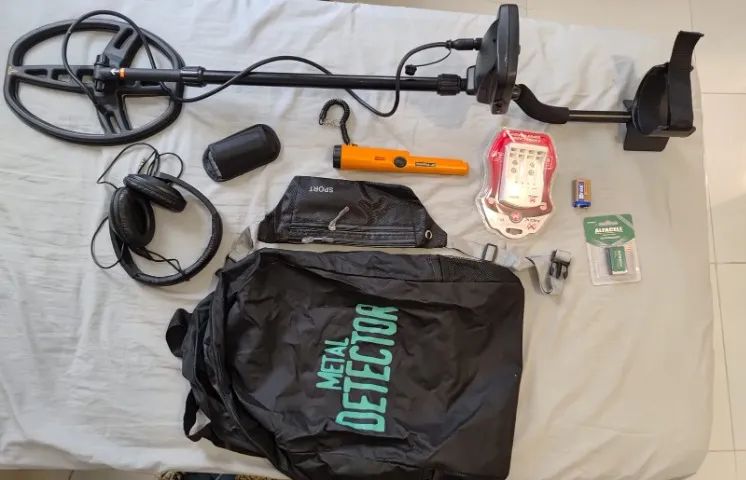 Baixou - Detector de Metais + Kit Completo (Quase Novo!) Modelo Tx-850