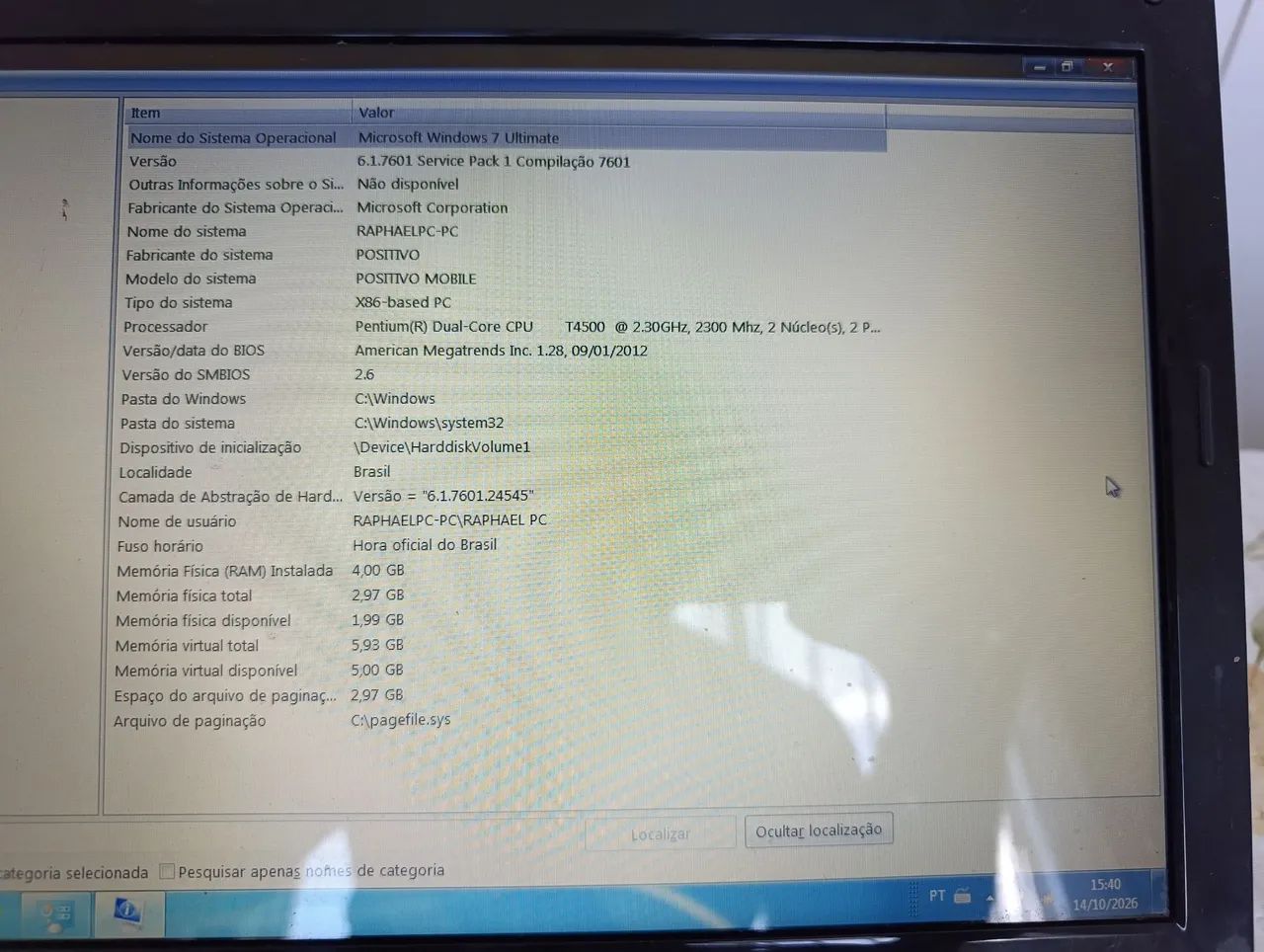 Notebook Positivo Mobile - 4 GB RAM - Funcionando - Foto 3